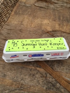 Egg Carton Scavenger Hunt